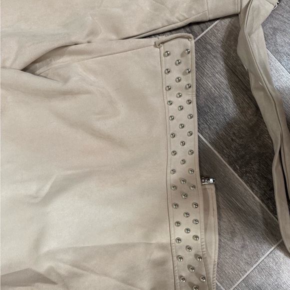 ByEgreis suede-feel studded jacket - Picture 8 of 9